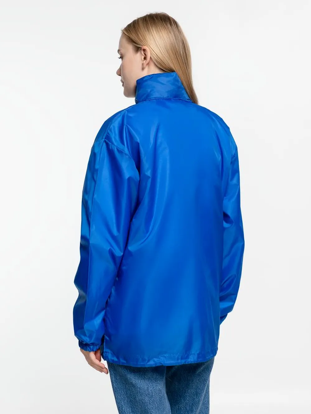 Ветровка унисекс Shift ярко-синяя, размер S заказать онлайн с вашим дизайном на заказ в Москве и области