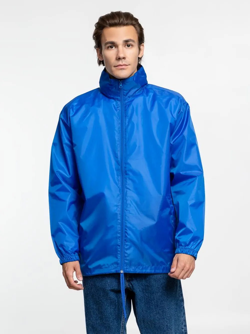 Ветровка унисекс Shift ярко-синяя, размер S заказать онлайн с вашим дизайном на заказ в Москве и области