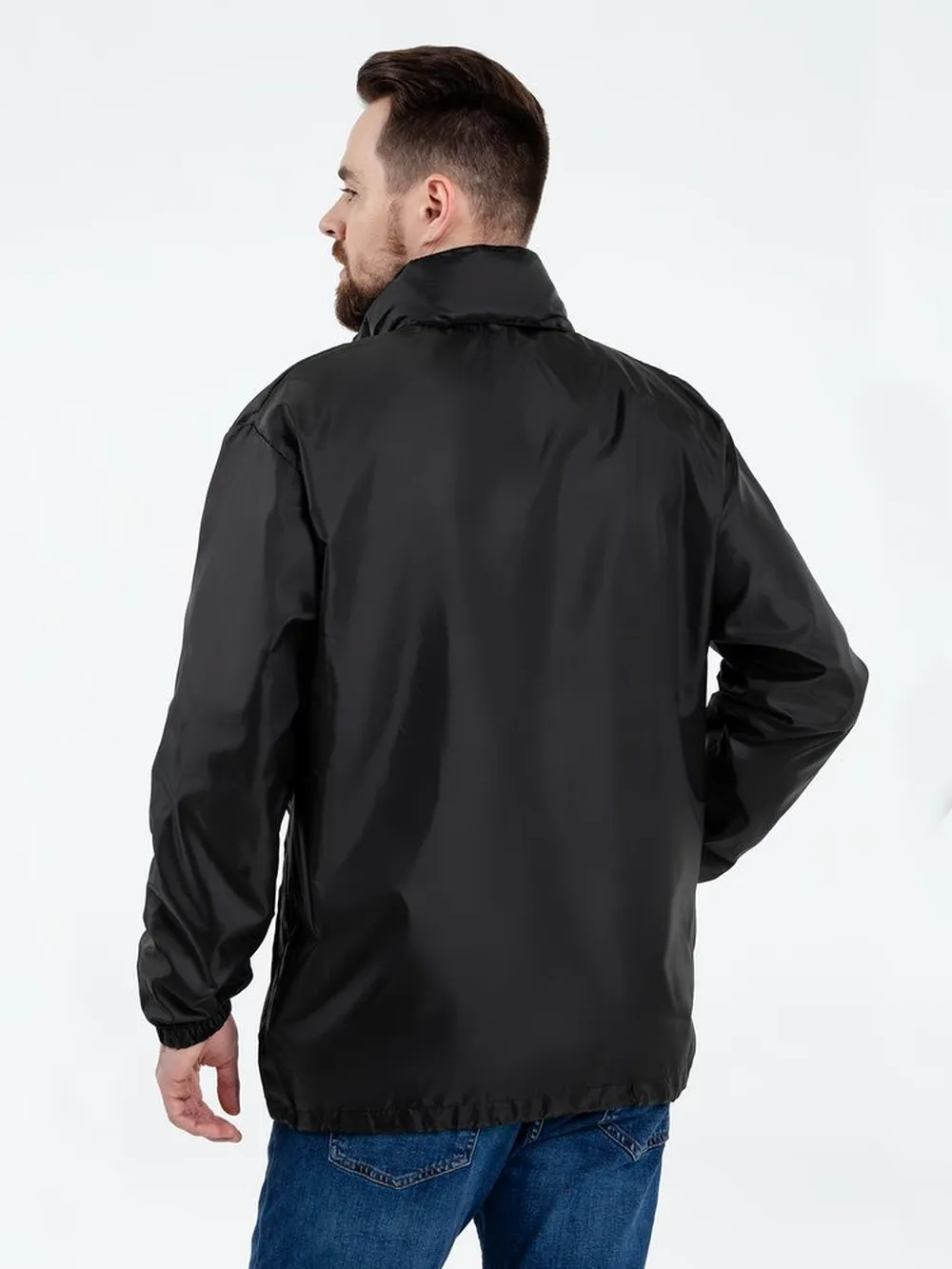 Ветровка унисекс Shift черная, размер XL заказать онлайн с вашим дизайном на заказ в Москве и области