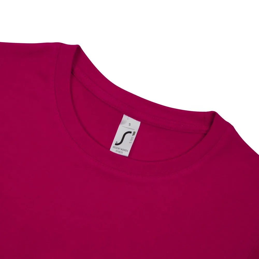 Футболка женская Regent Women, ярко-розовая (фуксия) заказать онлайн с вашим дизайном на заказ в Москве и области