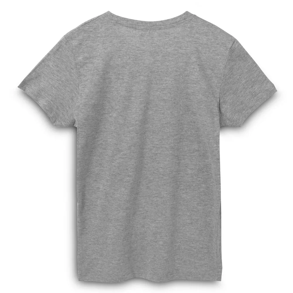 Футболка женская Regent Women серый меланж, размер M заказать онлайн с вашим дизайном на заказ в Москве и области