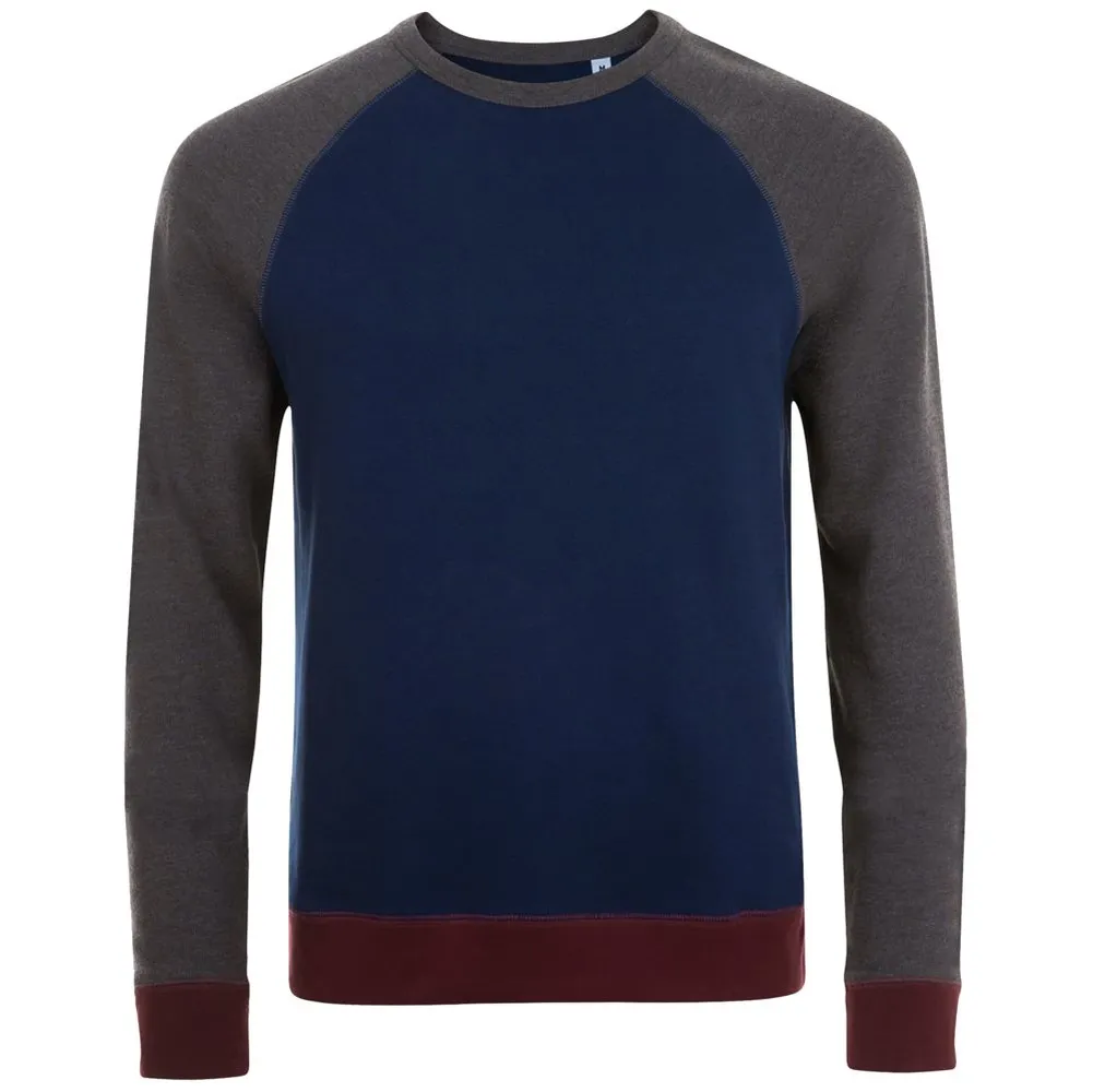 Толстовка унисекс Sandro темно-синий/черный меланж, размер 3XL заказать онлайн с вашим дизайном на заказ в Москве и области