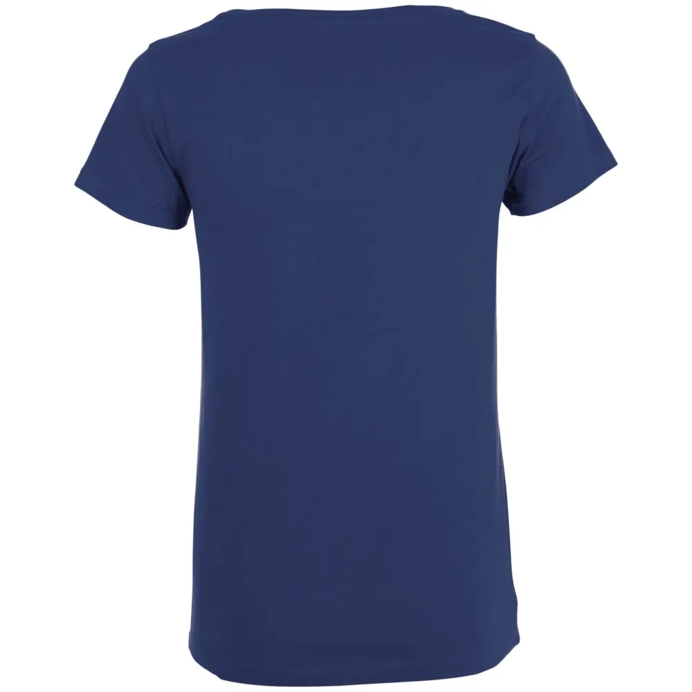 Футболка женская Mia темно-синяя, размер L заказать онлайн с вашим дизайном на заказ в Москве и области