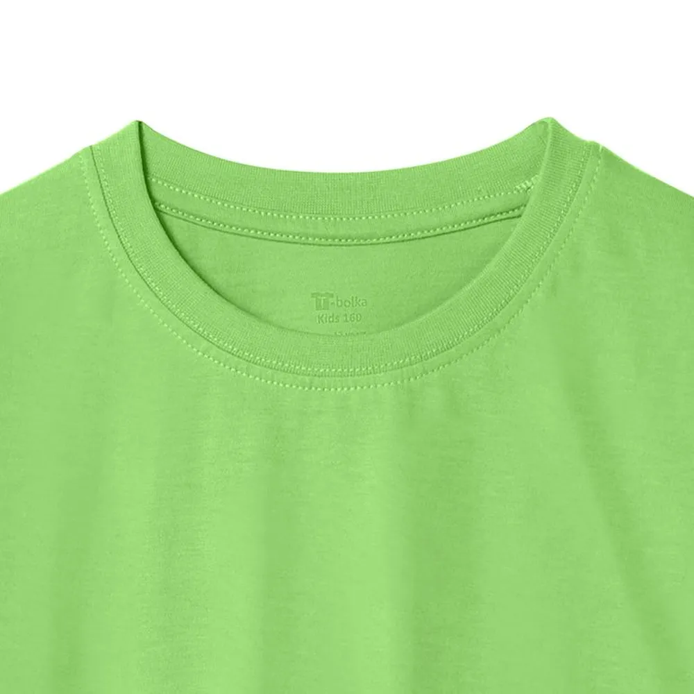 Футболка детская T-Bolka Kids, зеленое яблоко, 6 лет заказать онлайн с вашим дизайном на заказ в Москве и области