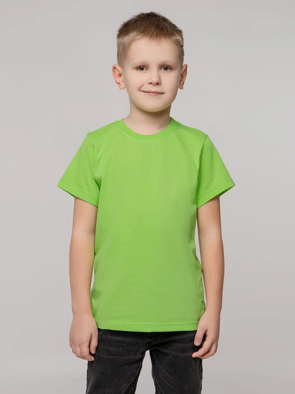 Футболка детская T-Bolka Kids, зеленое яблоко, 8 лет заказать онлайн с вашим дизайном на заказ в Москве и области