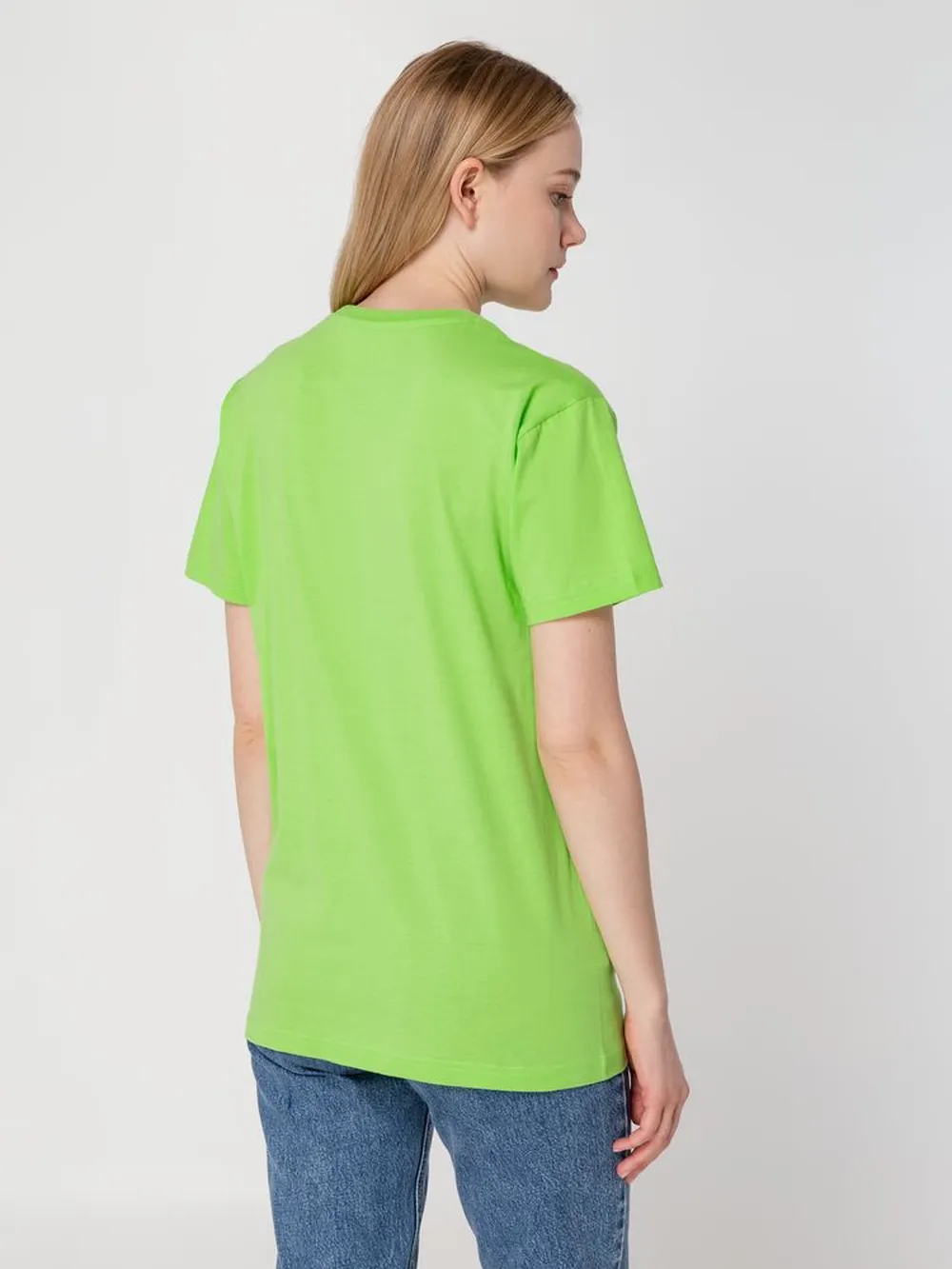 Футболка унисекс T-bolka 160, зеленое яблоко, размер L заказать онлайн с вашим дизайном на заказ в Москве и области