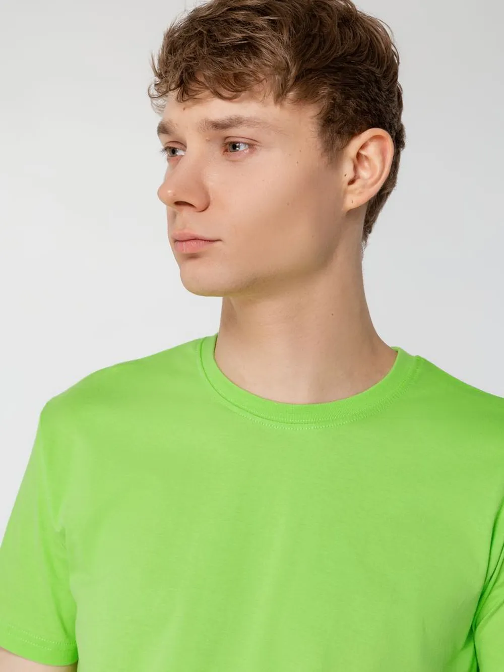 Футболка унисекс T-bolka 160, зеленое яблоко, размер L заказать онлайн с вашим дизайном на заказ в Москве и области