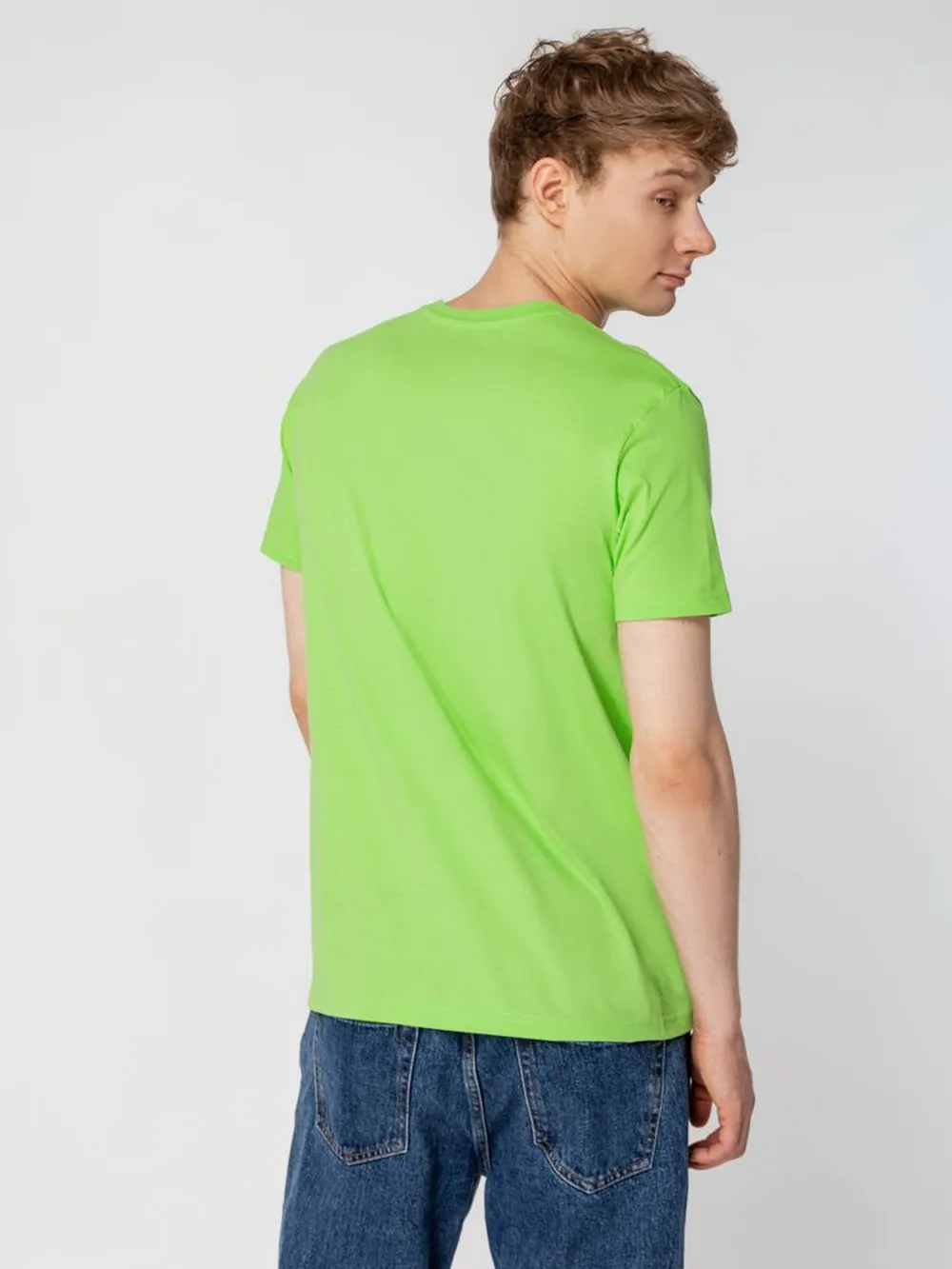 Футболка унисекс T-bolka 160, зеленое яблоко, размер L заказать онлайн с вашим дизайном на заказ в Москве и области