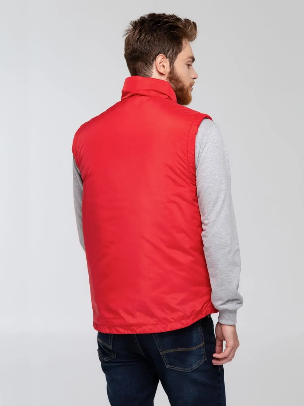 Жилет Kama красный, размер L заказать онлайн с вашим дизайном на заказ в Москве и области