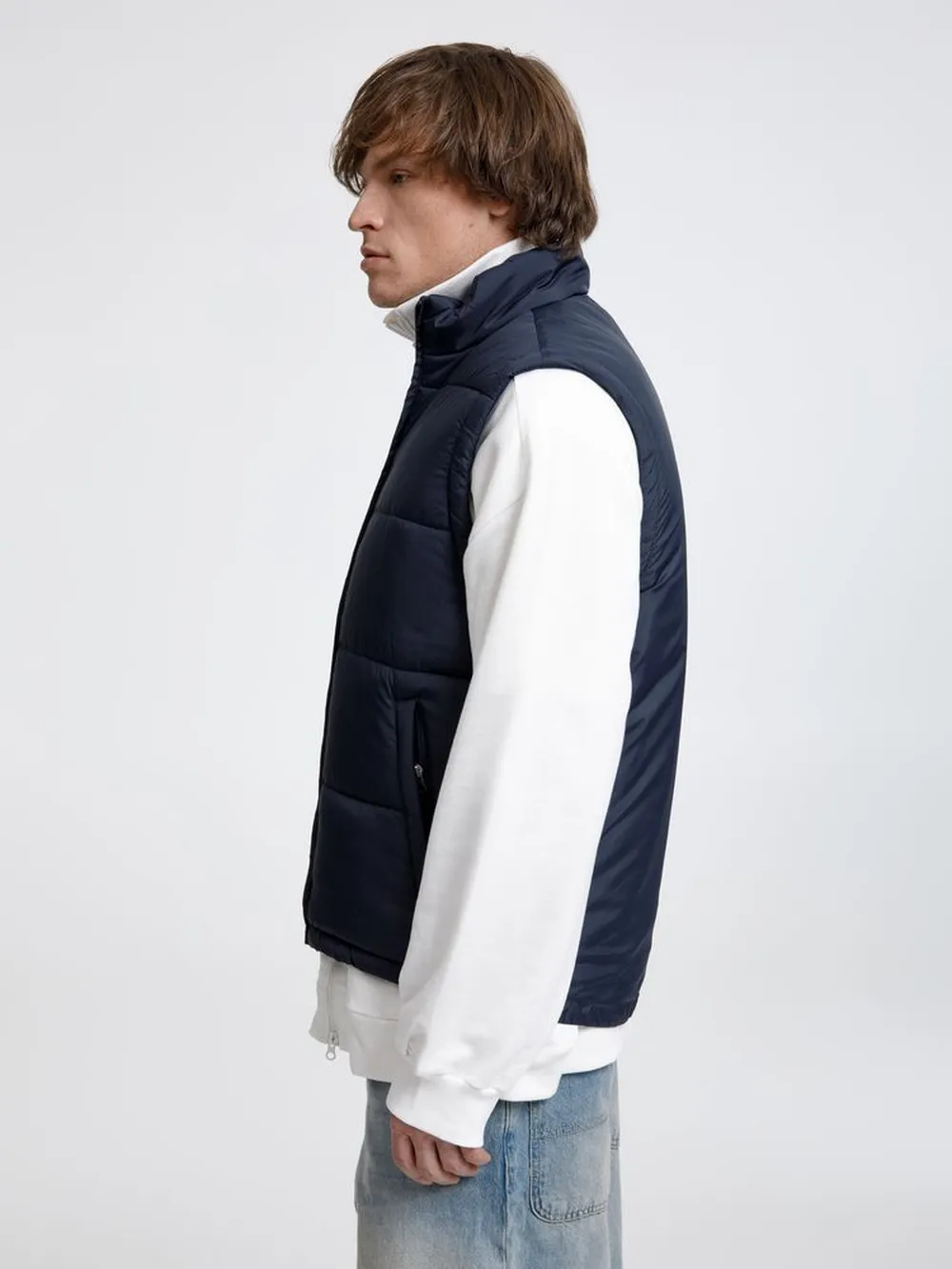 Жилет Kama темно-синий, размер XXL заказать онлайн с вашим дизайном на заказ в Москве и области