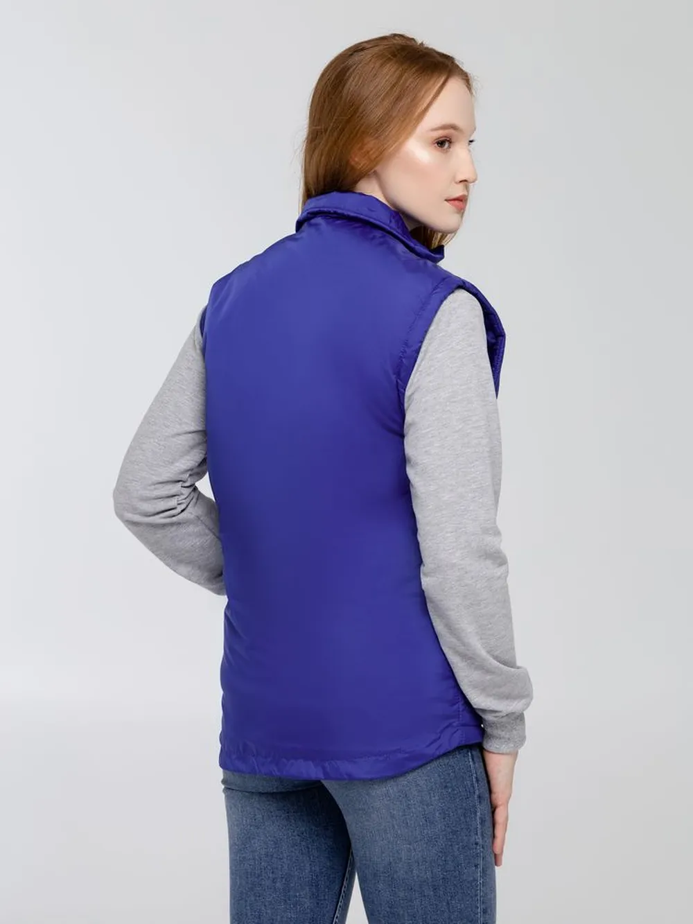 Жилет Kama ярко-синий, размер XXL заказать онлайн с вашим дизайном на заказ в Москве и области