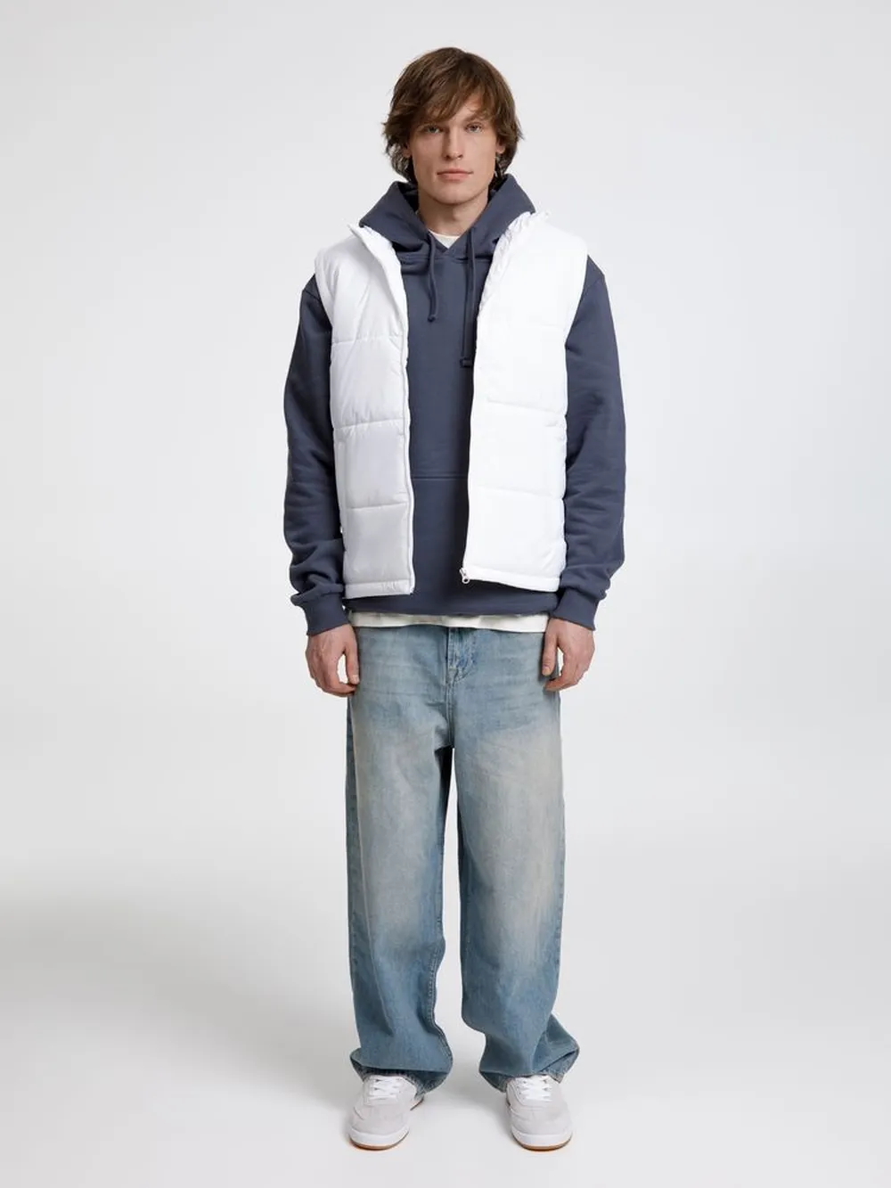 Жилет Kama белый, размер S заказать онлайн с вашим дизайном на заказ в Москве и области