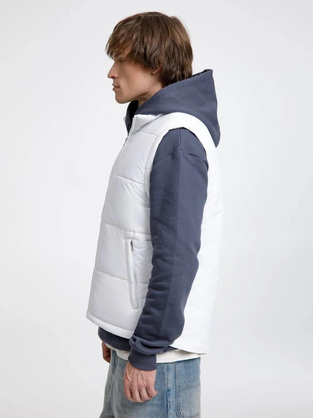 Жилет Kama белый, размер XXL заказать онлайн с вашим дизайном на заказ в Москве и области