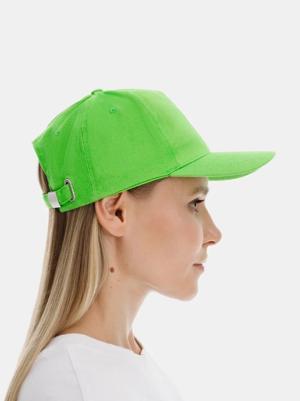 Бейсболка Long Beach, зеленое яблоко заказать онлайн с вашим дизайном на заказ в Москве и области