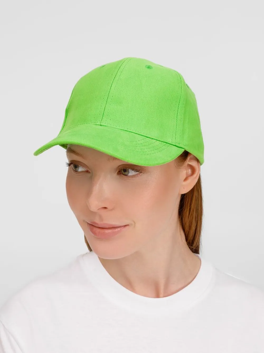 Бейсболка Buffalo, зеленое яблоко заказать онлайн с вашим дизайном на заказ в Москве и области