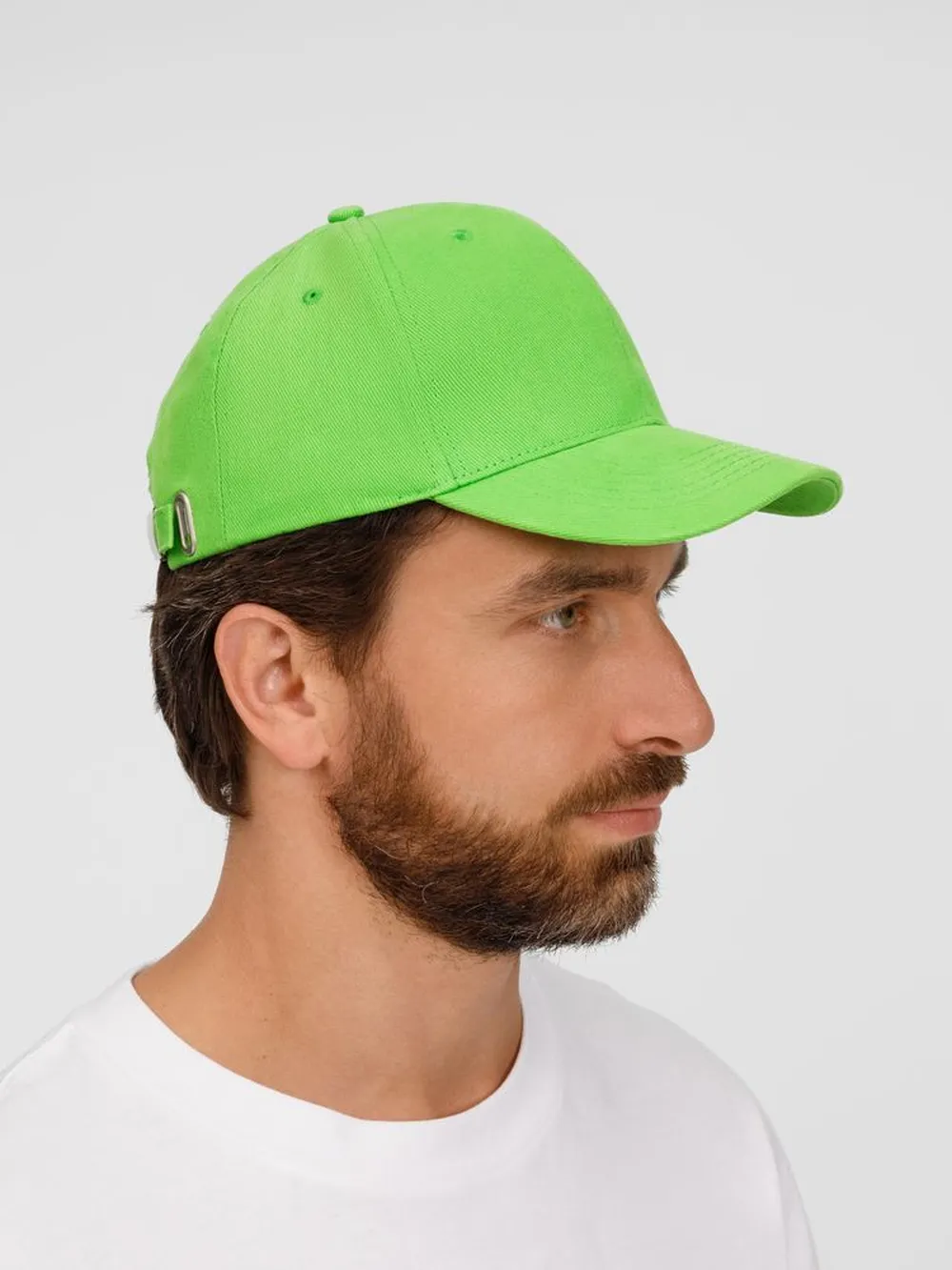 Бейсболка Buffalo, зеленое яблоко заказать онлайн с вашим дизайном на заказ в Москве и области