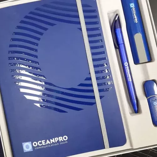 Подарочные наборы с печатью для OceanPro, г. Москва и для вас на заказ в Москве, области, да где угодно!