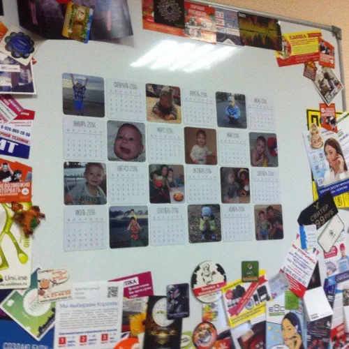 Делаем календаграммы [набор из 24 виниловых магнитов] и для вас на заказ в Москве, области, да где угодно!