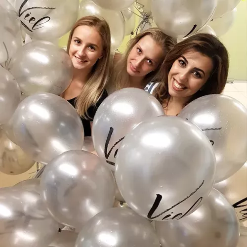 Шары с логотипом для Виэль, г. Королёв и для вас на заказ в Москве, области, да где угодно!