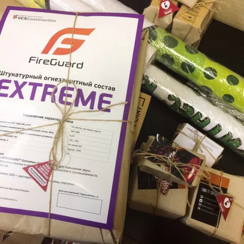 Печать этикеток для мешков с огнезащитным составом Fire9uard, г. Москва и для вас на заказ в Москве, области, да где угодно!