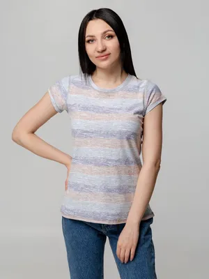 Футболка женская Rayet Lady двусторонняя, оранжевая с фиолетовым заказать онлайн со своим дизайном в РПК КБ с доставкой и скидками