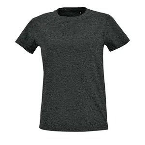 Заказать Футболка женская Imperial Fit Women черный меланж, размер XXL с доставкой и скидками