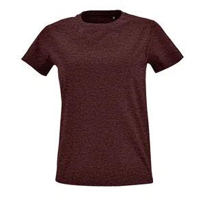 Заказать Футболка женская Imperial Fit Women бордовый меланж, размер XL с доставкой и скидками