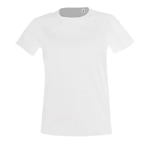 Футболка женская Imperial Fit Women, белая заказать онлайн со своим дизайном в РПК КБ с доставкой и скидками