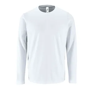 Футболка с длинным рукавом Imperial LSL Men, белая заказать онлайн со своим дизайном в РПК КБ с доставкой и скидками