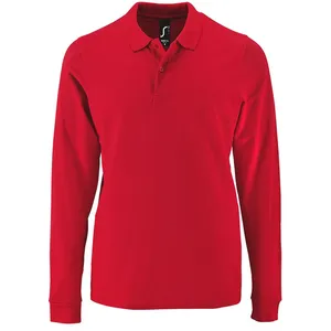 Заказать Рубашка поло мужская с длинным рукавом Perfect LSL Men красная, размер 3XL с доставкой и скидками