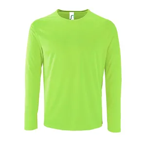 Заказать Футболка с длинным рукавом Sporty LSL Men неоново-зеленая, размер XL с доставкой и скидками