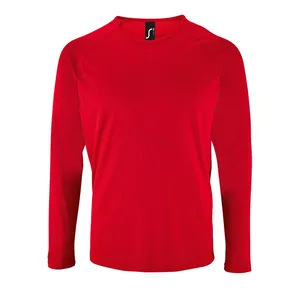 Заказать Футболка с длинным рукавом Sporty LSL Men красная, размер S с доставкой и скидками