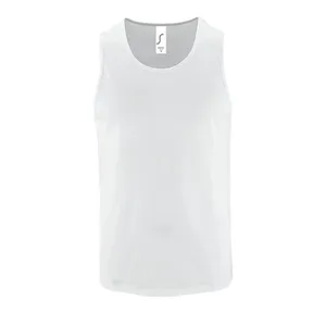 Майка мужская Sporty TT Men, белая заказать онлайн со своим дизайном в РПК КБ с доставкой и скидками