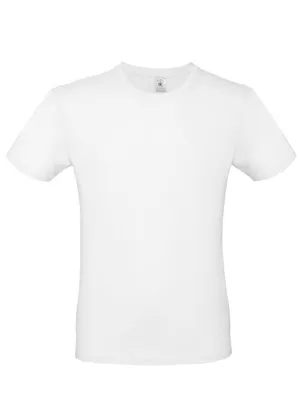 Футболка мужская E150, белая заказать онлайн со своим дизайном в РПК КБ с доставкой и скидками