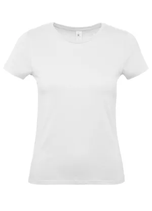 Футболка женская E150, белая заказать онлайн со своим дизайном в РПК КБ с доставкой и скидками