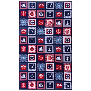 Плед Industry, морской заказать онлайн со своим дизайном в РПК КБ с доставкой и скидками