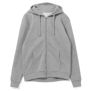 Толстовка на молнии с капюшоном Unit Siverga, серый меланж заказать онлайн со своим дизайном в РПК КБ с доставкой и скидками