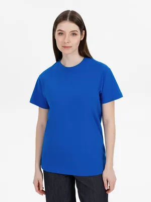 Футболка унисекс T-Bolka 180, ярко-синяя заказать онлайн со своим дизайном в РПК КБ с доставкой и скидками