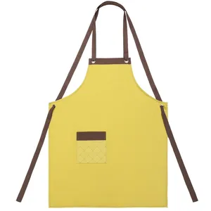 Фартук Keep Palms, горчичный заказать онлайн со своим дизайном в РПК КБ с доставкой и скидками