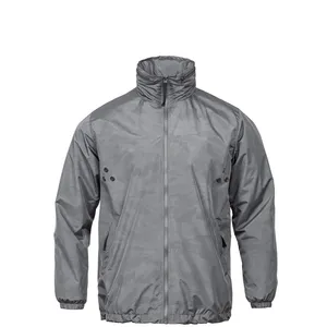 Ветровка светоотражающая Lattvind, серая заказать онлайн со своим дизайном в РПК КБ с доставкой и скидками