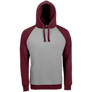 Толстовка унисекс Seattle, серый меланж с бордовым заказать онлайн со своим дизайном в РПК КБ с доставкой и скидками