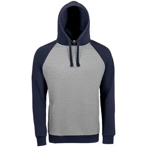 Толстовка унисекс Seattle, серый меланж с темно-синим заказать онлайн со своим дизайном в РПК КБ с доставкой и скидками