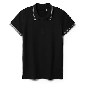 Заказать Рубашка поло женская Virma Stripes Lady, черная, размер XXL с доставкой и скидками