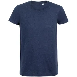 Футболка мужская Regent Fit 150, синий меланж заказать онлайн со своим дизайном в РПК КБ с доставкой и скидками