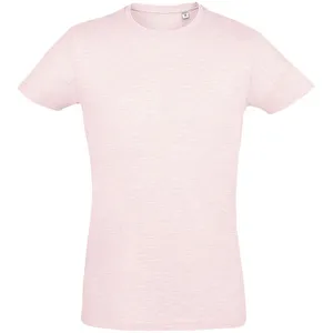 Футболка мужская Regent Fit 150, розовый меланж заказать онлайн со своим дизайном в РПК КБ с доставкой и скидками