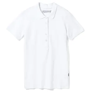 Рубашка поло женская Sunset, белая заказать онлайн со своим дизайном в РПК КБ с доставкой и скидками