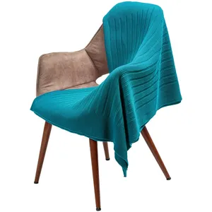 Плед Field, бирюзовый заказать онлайн со своим дизайном в РПК КБ с доставкой и скидками