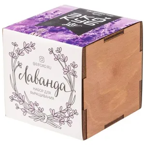 Набор для выращивания «Экокуб Lite», лаванда заказать онлайн со своим дизайном в РПК КБ с доставкой и скидками