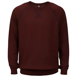 Заказать Джемпер Stitch с контрастной отделкой, бордовый с синим, размер S с доставкой и скидками