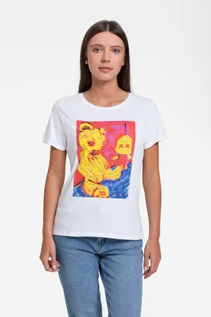 Футболка женская I Don't See You, белая заказать онлайн со своим дизайном в РПК КБ с доставкой и скидками